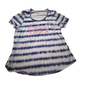 Women’s lane Bryant tie dye “American beauty” graphic tee